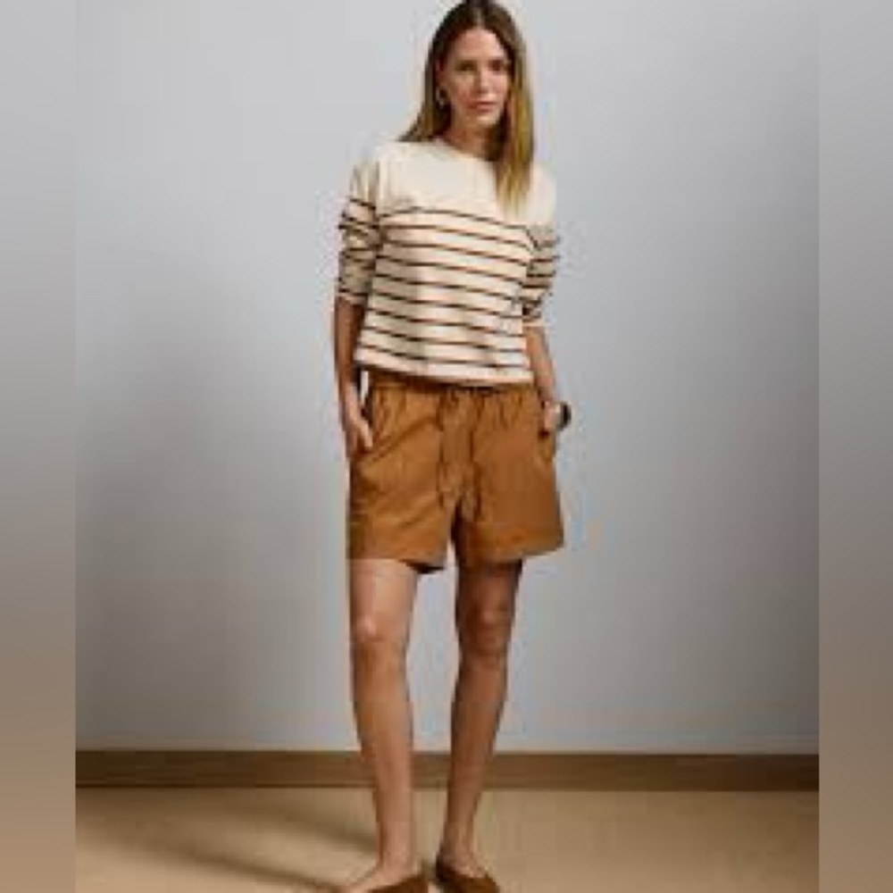 AE 77 classic poplin cotton shorts size large New NWT
